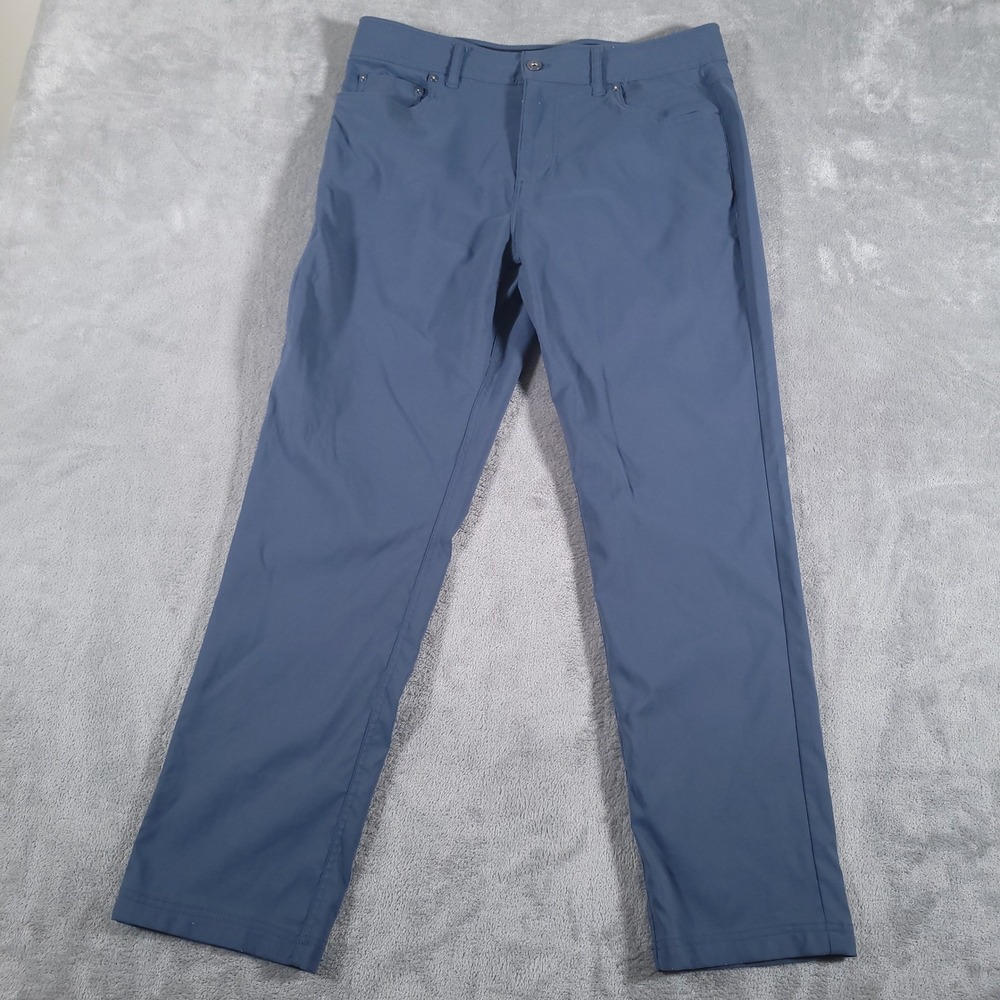 Gerry Pants Mens 34x30 Blue Stretch Nylon Venture Commuter Utility Performance - Picture 2 of 8